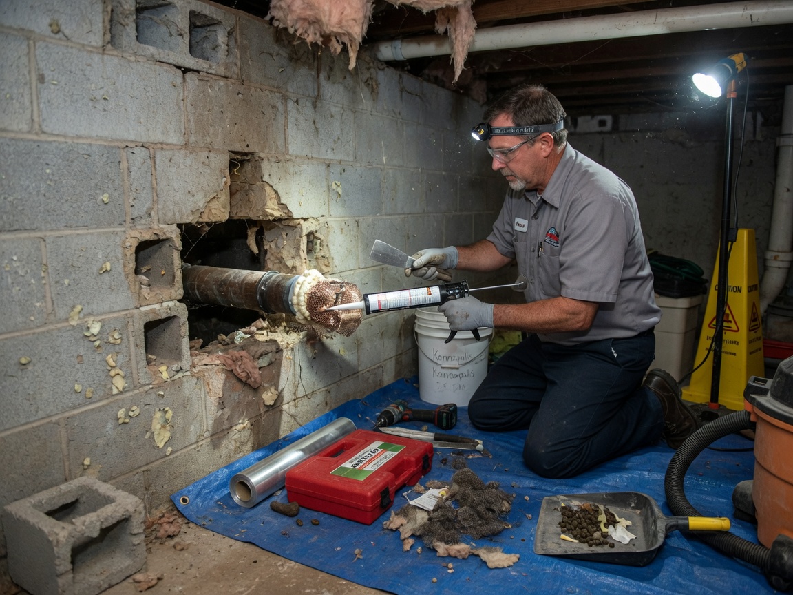 Mouse Entry Point Sealing in Kannapolis, NC