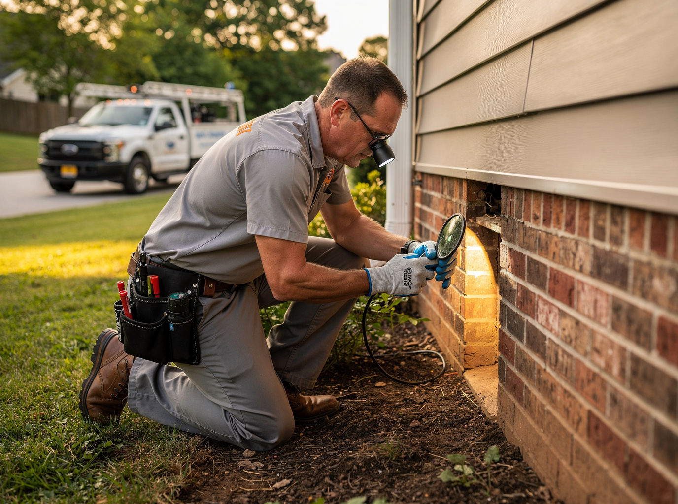 Rodent Entry Point Inspection in Kannapolis, NC